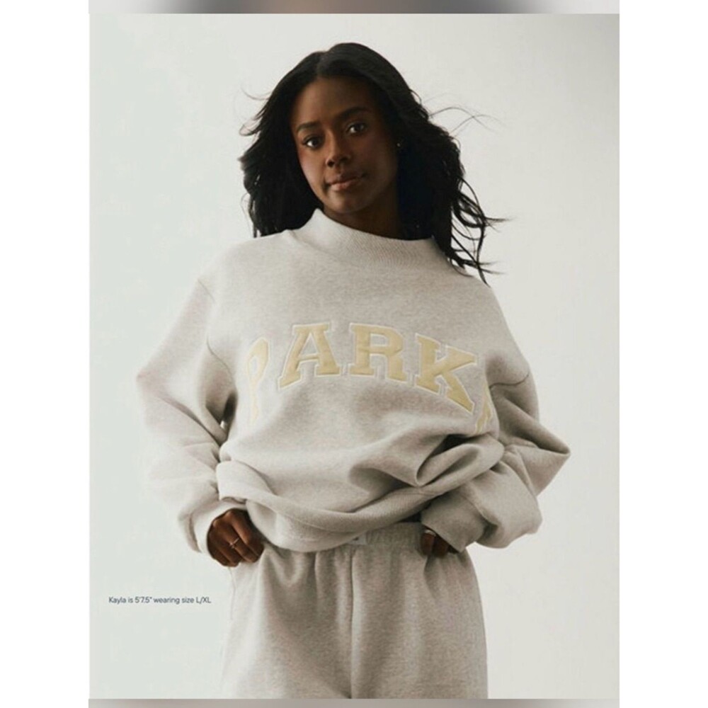 Parke Varsity Fleece Mockneck S/M